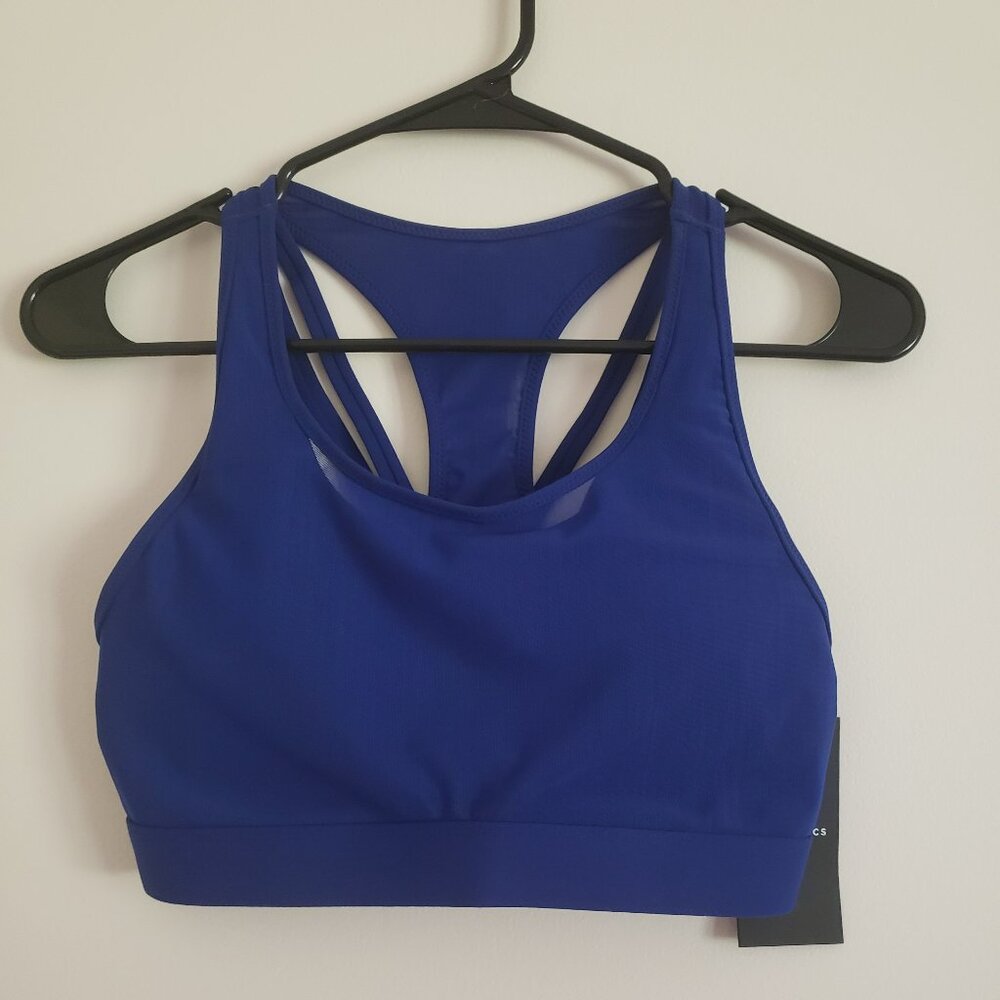 NWT Fabletics Principal High Impact Sports Bra Admiral Blue Size S